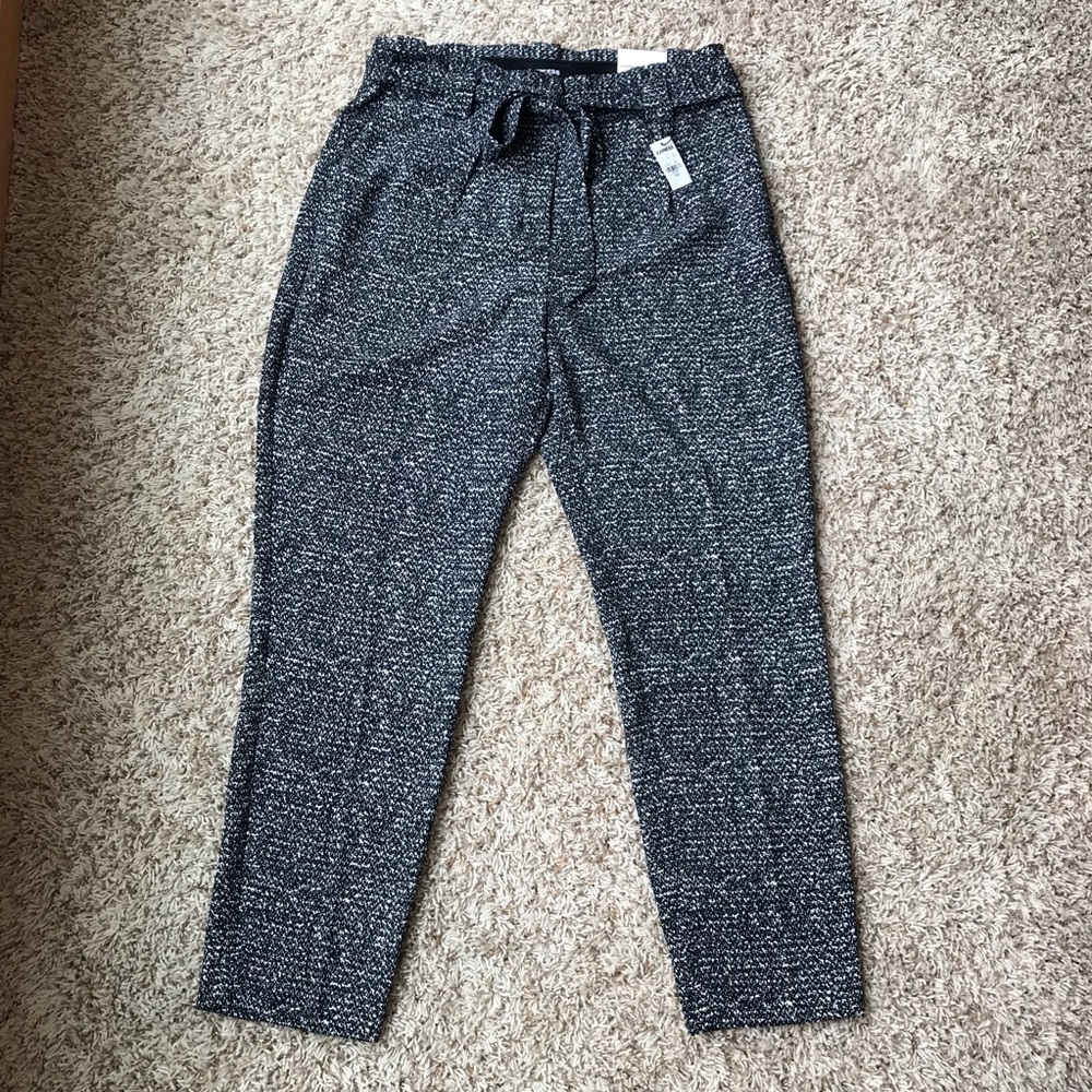 EUC Express High Waisted Paperbag Ankle pants